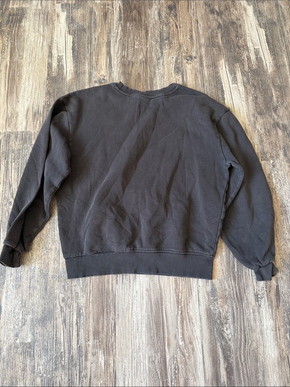 The North Face Woman’s Black Sweatshirt with White Logo - Picture 2 of 3
